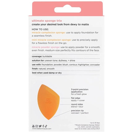Real Techniques Ultimate Makeup Sponge Trio