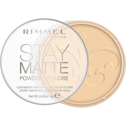 Rimmel London Stay Matte Long Lasting Pressed Powder Transparent