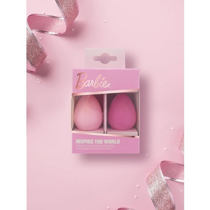 Barbie Makeup Blender Sponge Duo for Foundation BB Cream Contouring and Concealer Application