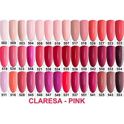 Claresa Soak Off Uv/Led Pink Hybrid Nail Polish 542 - 5g
