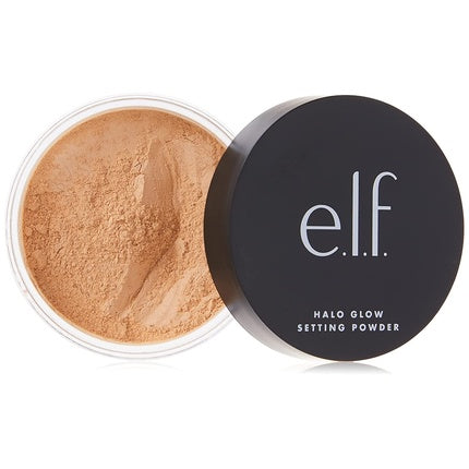 elf Halo Glow Setting Powder Silky Weightless Blurring Powder for Soft Focus Effect Medium 6.8g
