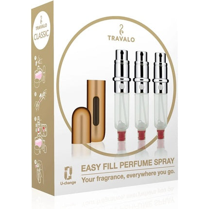 Travalo Gold Perfume Atomizer Set