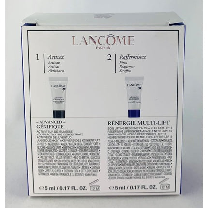 Lancome Miniatures Advanced Genifique and Renergie Multi-Lift Set 5ml
