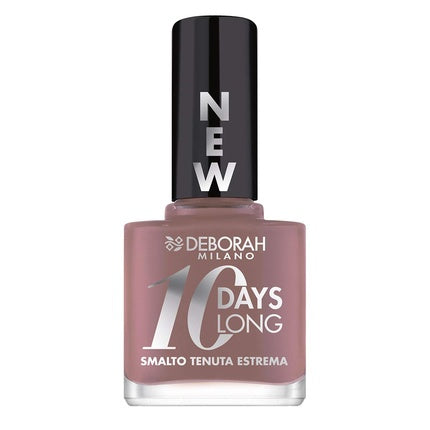 Deborah 10 Days Long Nail Polish No. 883 Taupe Rose - Long Lasting and UV Lamp Free