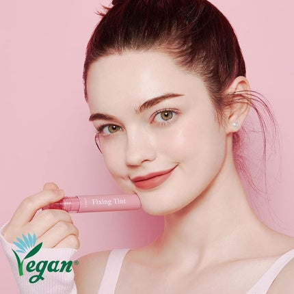 Etude House Fixing Tint #05 Midnight Mauve Long Lasting High Pigmented Liquid Lipstick Waterproof Lightweight Matte Finish Lip Stain Full Coverage