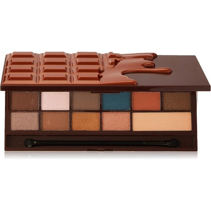 I Heart Revolution Salted Caramel Chocolate Eyeshadow Palette 14 Shades 22g