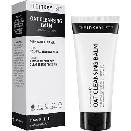 The INKEY List Oat Cleansing Balm for Removing Makeup and Cleansing Sensitive Skin 150ml