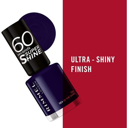 Rimmel 60 Second Nail Polish Sea The Dark 720 8ml