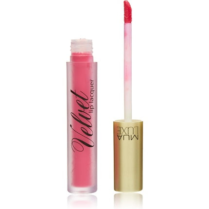MUA Makeup Academy Luxe Lip Lacquer Vivacity Magenta Pink Liquid to Matte Lipstick