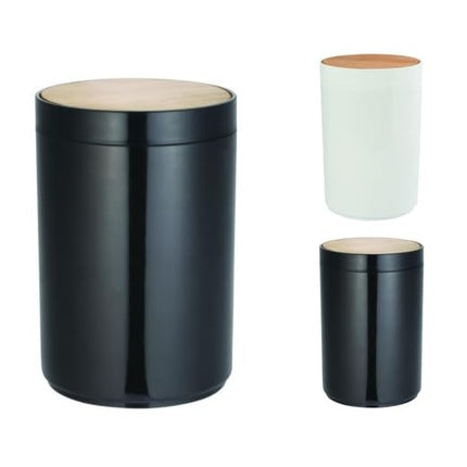 Msv Oslo Black Cosmetic Bin