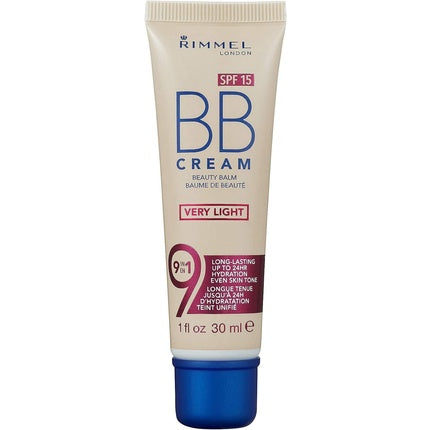 Rimmel London BB Cream 9-in-1 Lightweight Formula with Brightening Effect and SPF 15 30ml