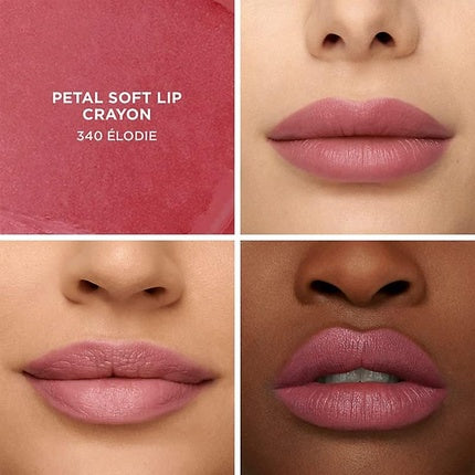 Laura Mercier Petal Soft Lipstick Crayon Elodie Dusty Mauve 0.06oz 1.6g