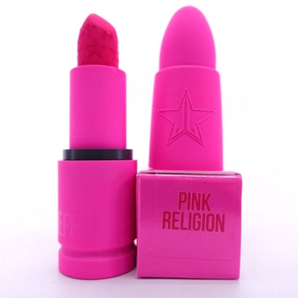 Jeffree Star Velour Lipstick Pink Religion Neon Fuchsia Pink New