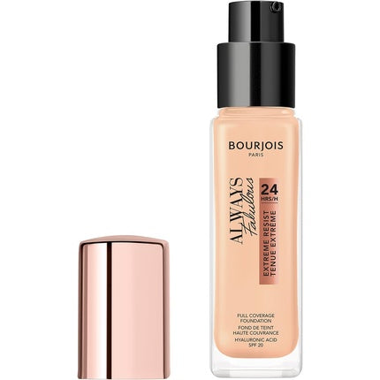 Bourjois Always Fabulous Extreme Resist Spf20 Concealing Foundation 100 Rose Ivory 30ml