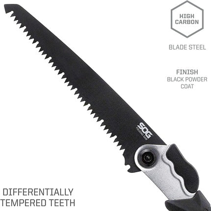 Sog Folding Saw - Wood Hand Pruning Camping Saw with 8.25 Inch Blade