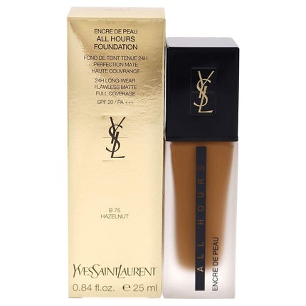 Yves Saint Laurent All Hours Foundation SPF 20 B75 Hazelnut Women Foundation 0.84oz