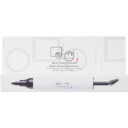 MI-RÊ Eyebrow Felt + Mascara Eyebrow Pencil Brow Feather Perfection Brown 8.2g Gold Bronze