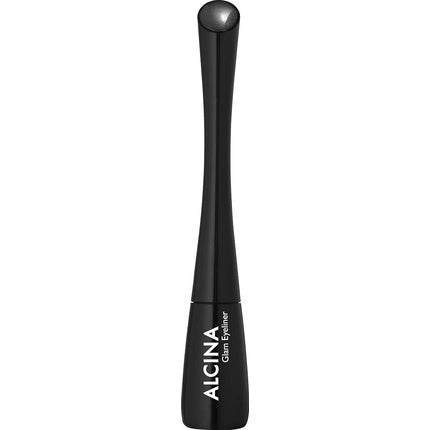 ALCINA Glam Eyeliner Silvergrey Liquid Eyeliner with Shimmering Finish Special Applicator 2-in-1 Eyeliner and Eyeshadow