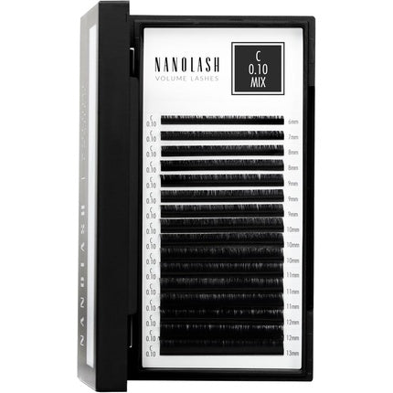 Nanolash Volume Lashes False Lashes for Professional Eyelash Extensions Volume Eyelash Extensions 0.10 C MIX 6-13mm