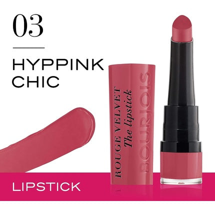 Bourjois Rouge Velvet Lipstick In 03 Hyppink Chic, 2.4g