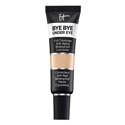 IT Cosmetics Bye Bye Under Eye Full Coverage Concealer for Dark Circles Fine Lines Redness & Discoloration 14.5 Light Buff (N) 0.4 fl oz