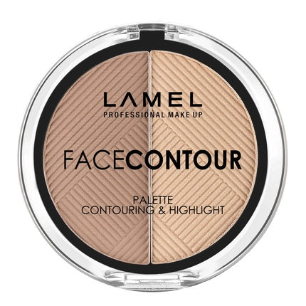 Lamel Face Contour - Contouring Palette - Natural Nuances & Glow - Long