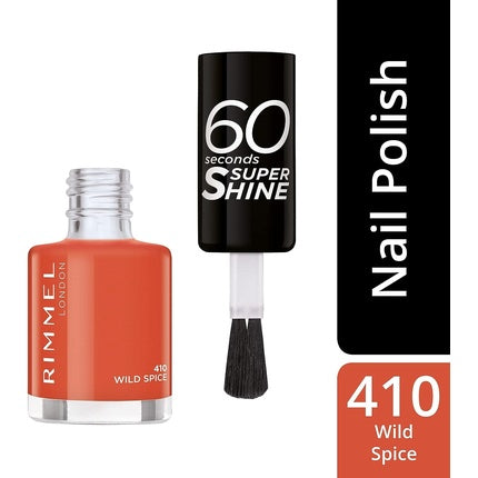 Rimmel 60 Seconds Super-Shine Nail Polish 8ml 410 Wild Spice