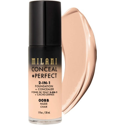 Milani Conceal and Perfect 2 in 1 Foundation + Concealer Nude 30ml