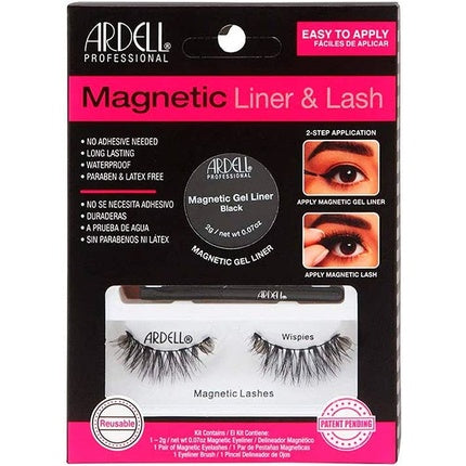 Magnetic Liner and Lash Wispies with 2 Lashes