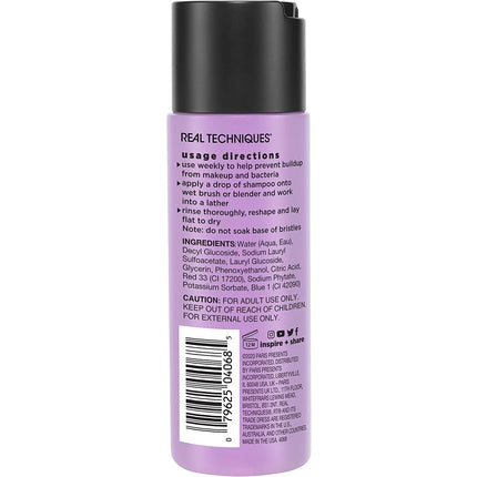 Real Techniques Makeup Brush Cleaner Gel and Beauty Sponge Cleansing Shampoo 118ml 8 fl oz
