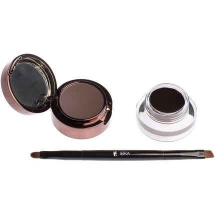 Ibra Eyebrow Pomade And Shadow Dark Chocolate 7g