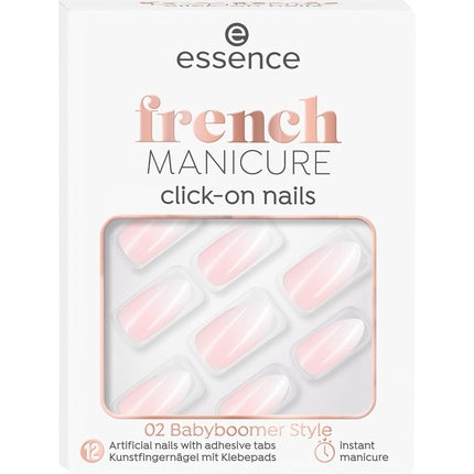 Essence French Manicure Click-On Nails Nude 12pcs