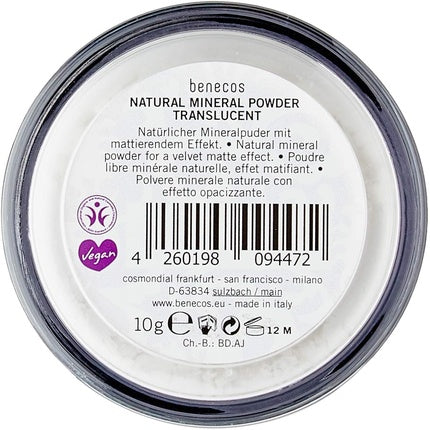 Benecos Natural Mineral Powder Translucent 10g