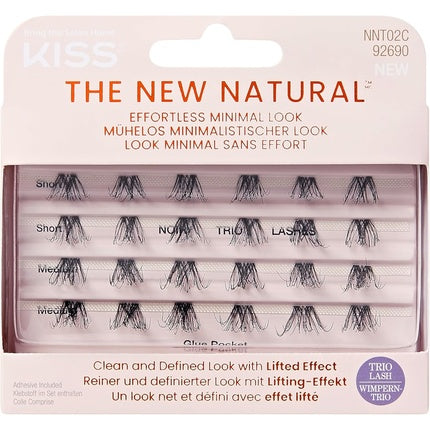 KISS The New Natural Trio False Eyelashes Clusters 02 24 Wisps