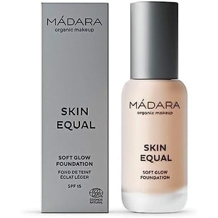 MÁDARA Skin Equal Liquid Foundation for Face Makeup 20 Ivory 30ml
