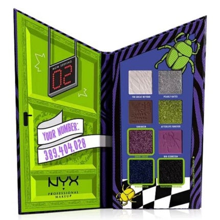 NYX Beetlejuice Eyeshadow Palette Color for the Recently Deceased