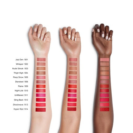 Shiseido ModernMatte Powder Lipstick Full-Coverage Non-Drying Matte Lipstick Weightless Long-Lasting Color 8-Hour Coverage Hyper Rose 514