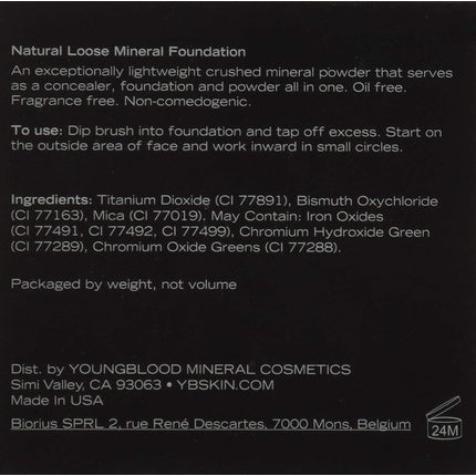 Youngblood Natural Loose Mineral Foundation Fawn 10g/0.35oz