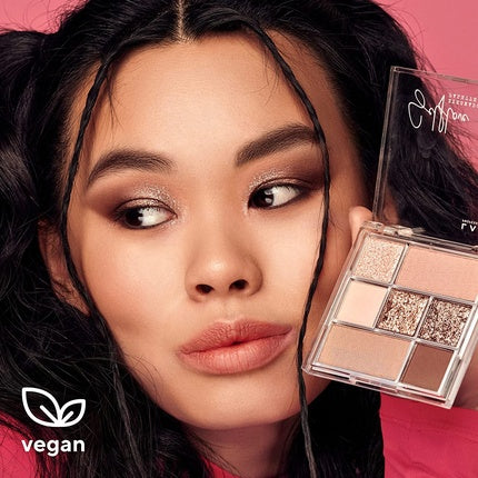 Lamel SELFLOVE Eyeshadow Palette Matte Shiny and Pearlescent Shades Brown N.402