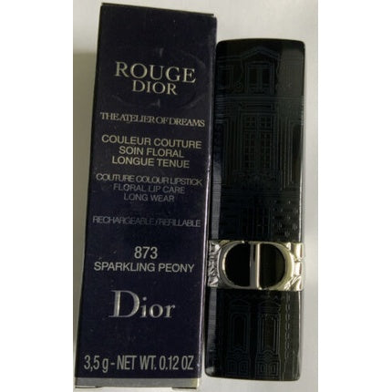 Dior Rouge Dior The Atelier Of Dreams Lipstick 873 Sparkling Peony Metallic 3.5g