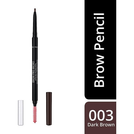 Rimmel Brow Pro Micro Retractable Eyebrow Pencil 03 Dark Brown 0.09g