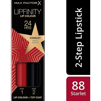 Max Factor Lipfinity Lip Colour 2 Step Rising Stars Collection 88 Starlet