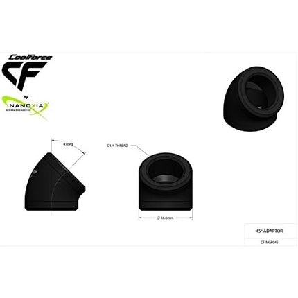 Nanoxia Coolforce 45 Connection Powered by Double G1/4 Internal Thread