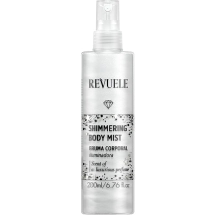 Revuele Silver Shimmering Body Mist, 200ml