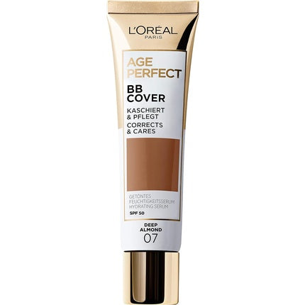 L'Oréal Paris Age Perfect BB Cover 07 Deep Almond Tinted Moisturising Serum 30ml