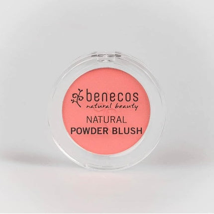 Benecos Natural Powder Blush Coral Red Sassy Salmon - 5.5g
