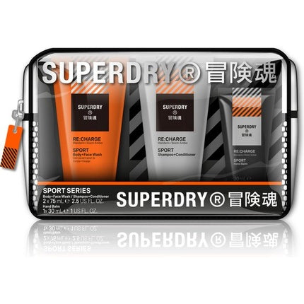 Superdry Sport Re:Charge Travel Set