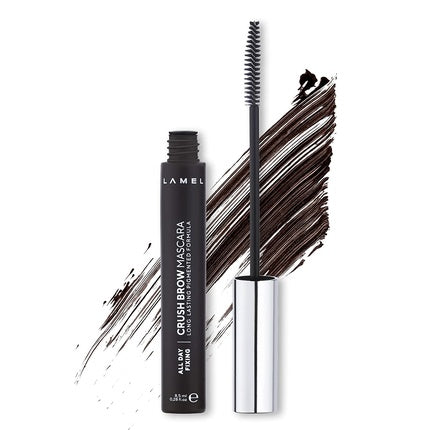 Lamel Crush Brow Mascara No. 402 Professional Product for Expressive Eyebrows Long-Lasting Formula Easy to Apply Brown
