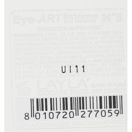 Layla Cosmetics Eye Art Extreme Eyeshadow No. 5 1.3oz