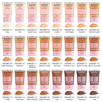 NYX Bare With Me Blur Tint Foundation 3 Light Ivory 30ml
